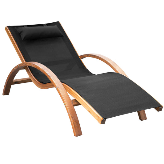 Outsunny Tumbona Hamaca 161x72x68cm Jardin Terraza Playa Piscina Patio Hotel_0