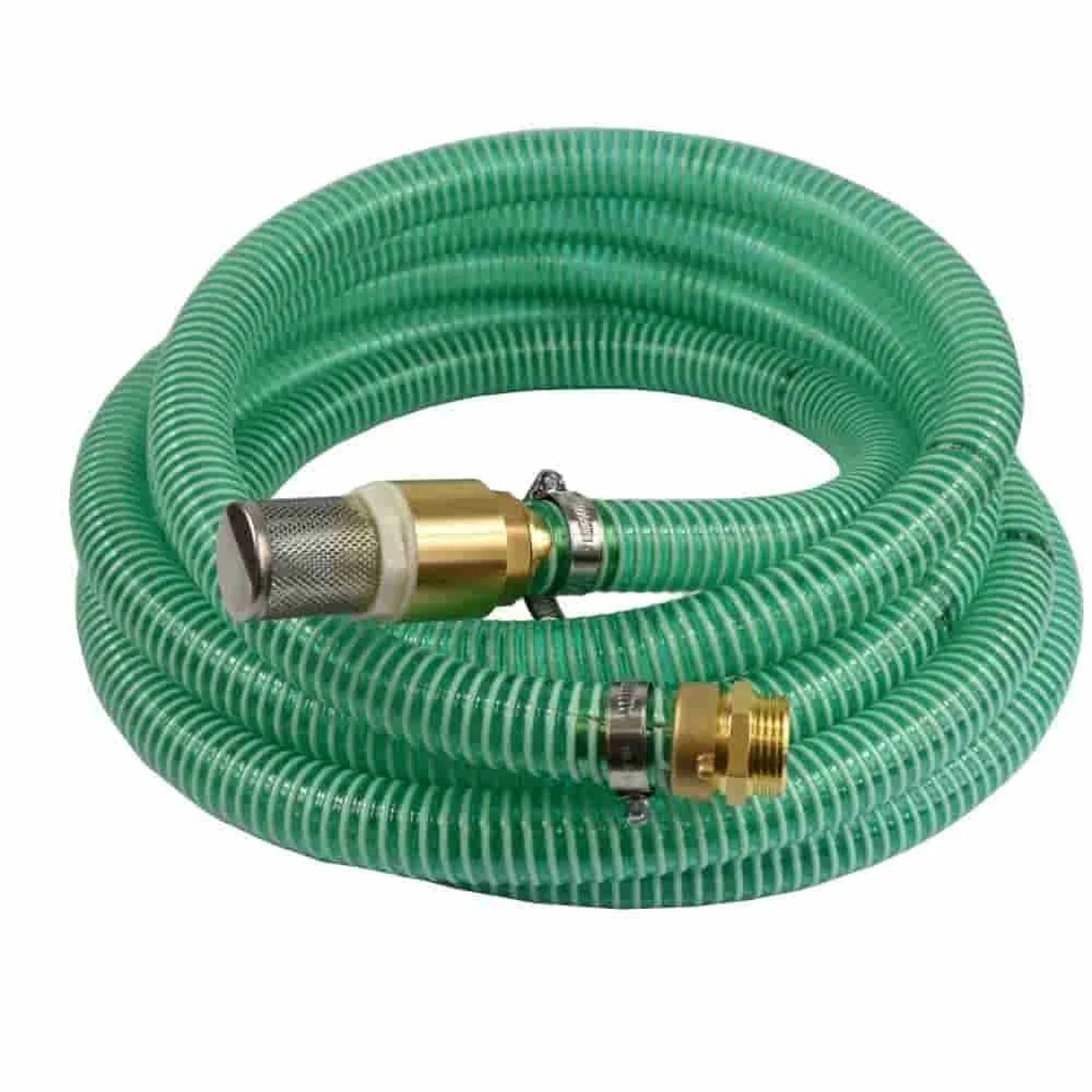 Manguera Succión 25 Mm 6 M En Pvc Reforzado Con Válvula Antirretorno Y Racor Macho 1 Pulgada_0