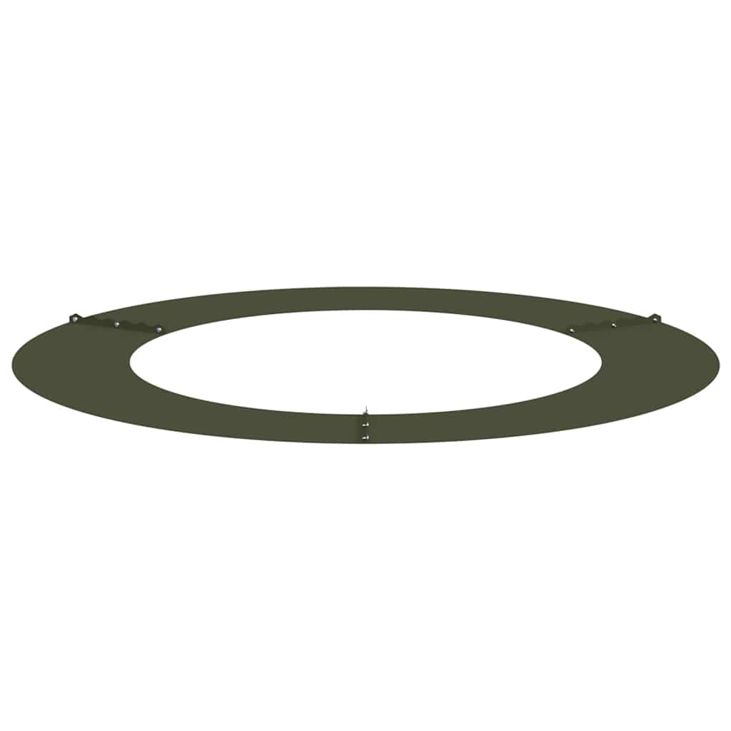 Adecuado Para Anillos De Árbol Plano 5 Pcs Verde Oliva_3