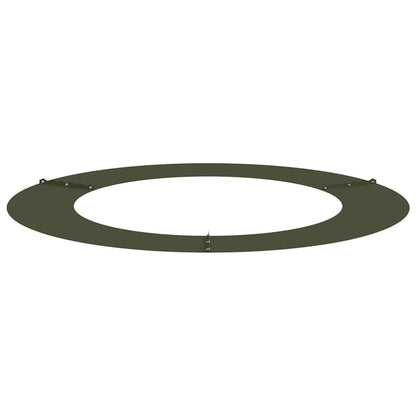 Adecuado Para Anillos De Árbol Plano 5 Pcs Verde Oliva_3