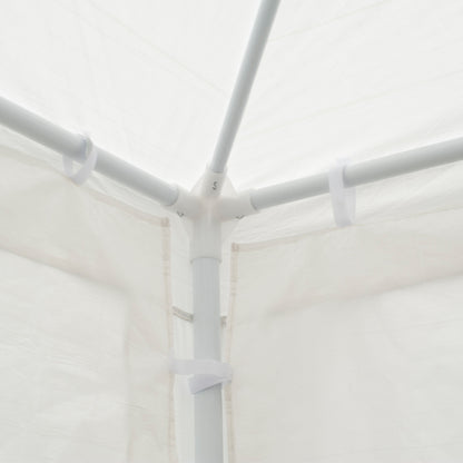 Outsunny Carpa Jardín 6x3x2,5 M Con 4 Paredes Laterales 2 Ventanas Blanco_4