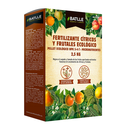 Fertilizante Cítricos y Frutales Batlle Bio 2,5 Kg