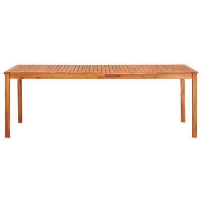 Set Comedor De Jardín 7 Pzas Y Cojines Madera Maciza De Acacia / Vetonek_5