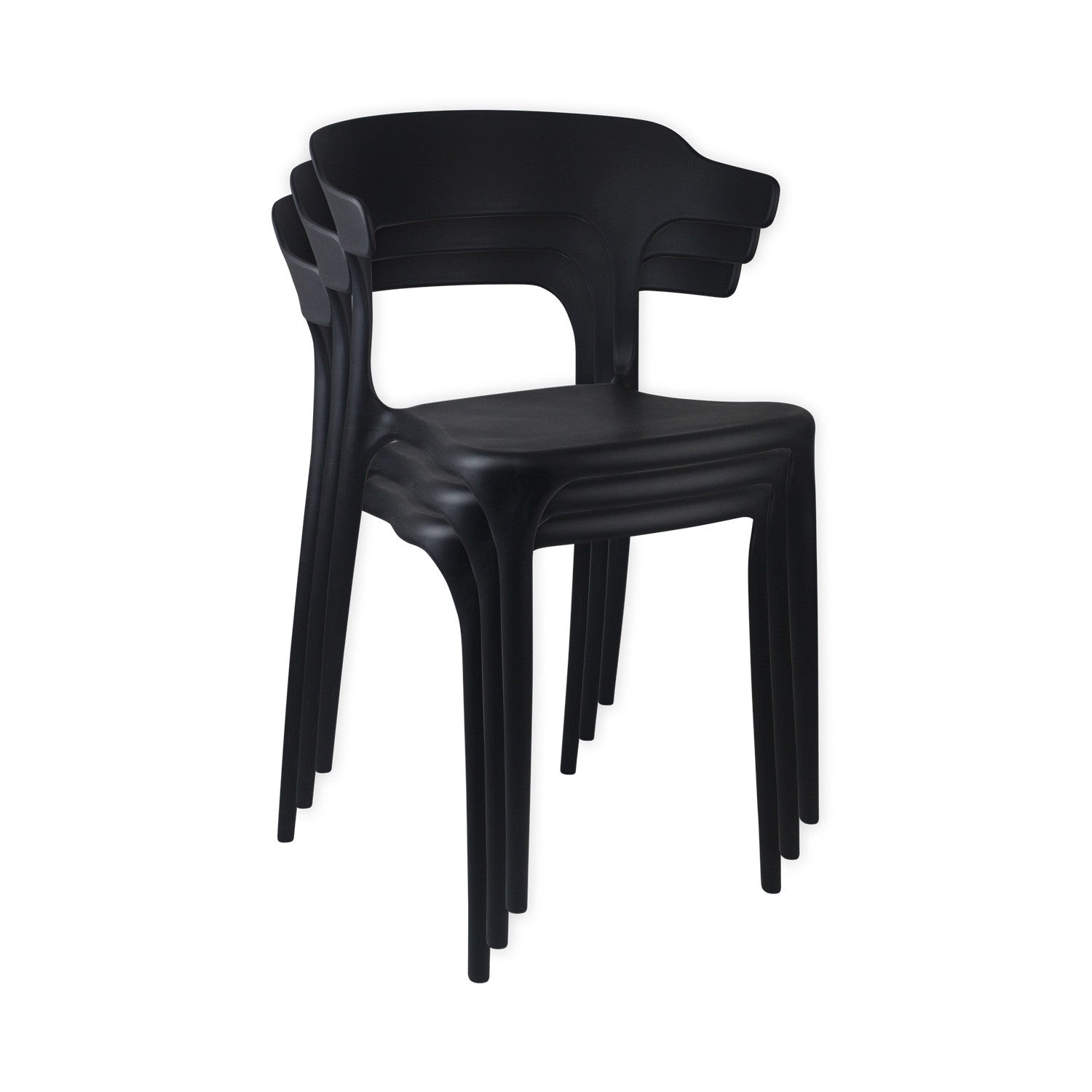 Pack 4 Sillas De Exterior Apilables Madonna 74,3x47x47cm Thinia Home_5