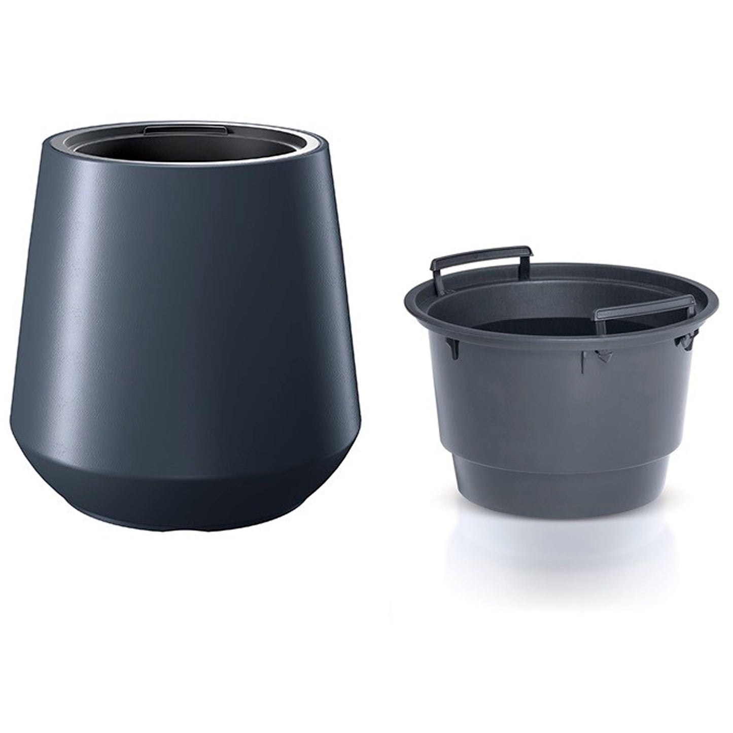 Maceta Heos 51l., Con Depósito, Dimensiones (mm) 439x439x440, Color Antracita
