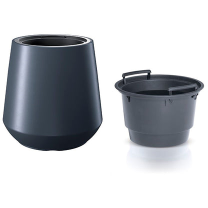 Maceta Heos 51l., Con Depósito, Dimensiones (mm) 439x439x440, Color Antracita