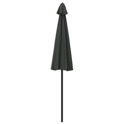 Vidaxl Sombrilla De Jardín Con Palo De Aluminio Gris Antracita 270 Cm_3
