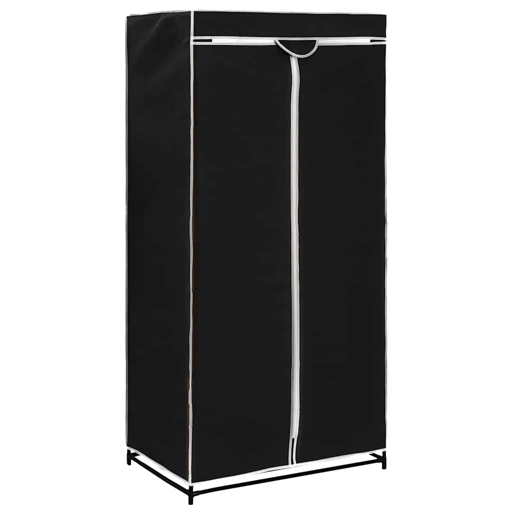 Armarios 2 Unidades Negro 75x50x160 Cm_2