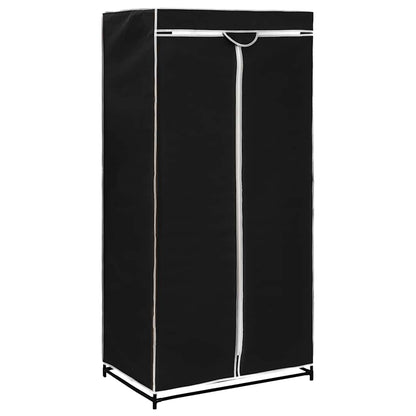 Armarios 2 Unidades Negro 75x50x160 Cm_2
