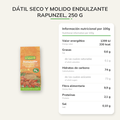 Información nutricional