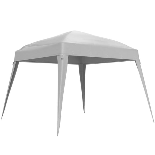Outsunny Toldo De Recambio Para Carpa Plegable 2,4x2,4m Protección Upf50+ Blanco_0