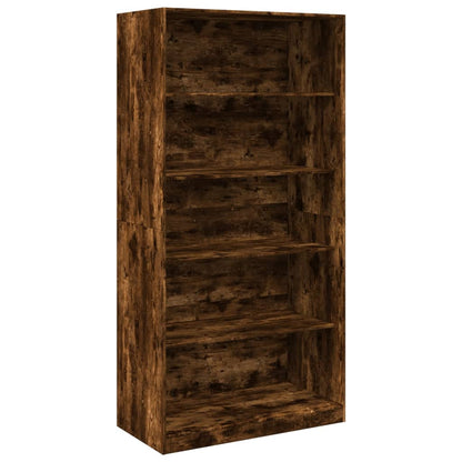 Armario Madera Contrachapada Color Roble Ahumado 100x50x200 Cm_0