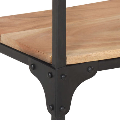 Mesa Consola De Madera Maciza De Acacia 110x30x75 Cm_3