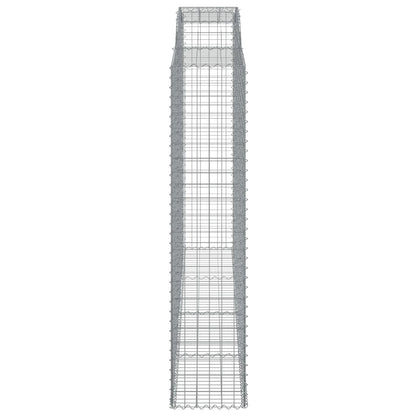Cestas De Gaviones 2 Uds Forma De Arco Hierro 300x50x220/240 Cm_4