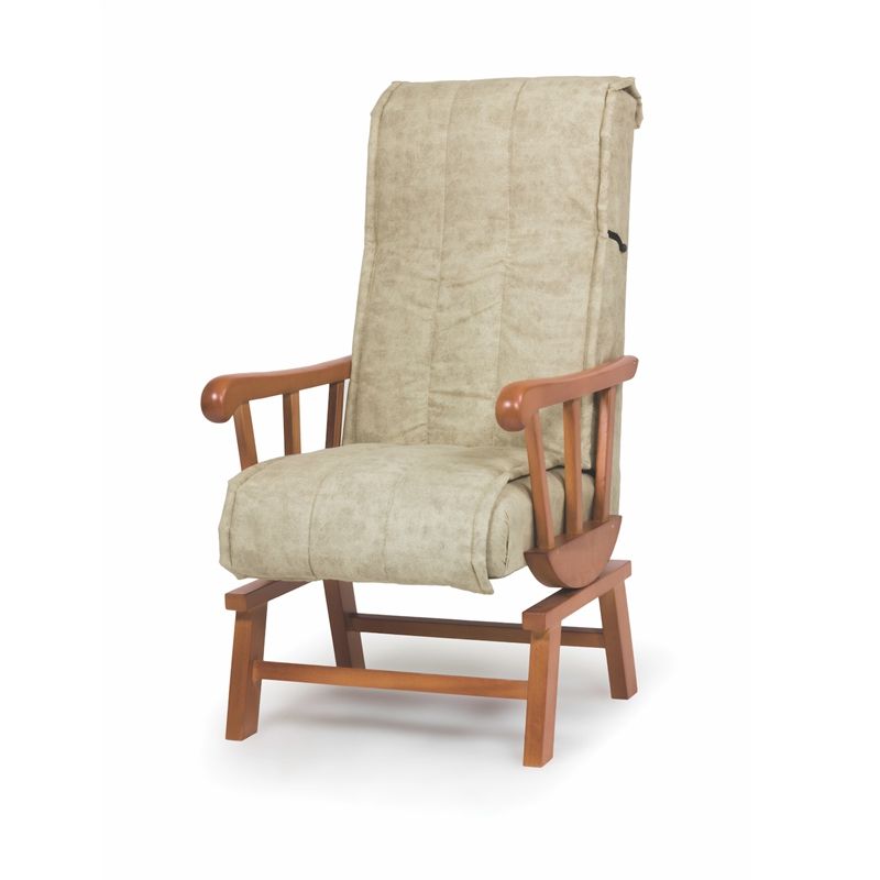 Sillón Balancín Provenzal Madera, Beige, 69 X 110 X 59_0