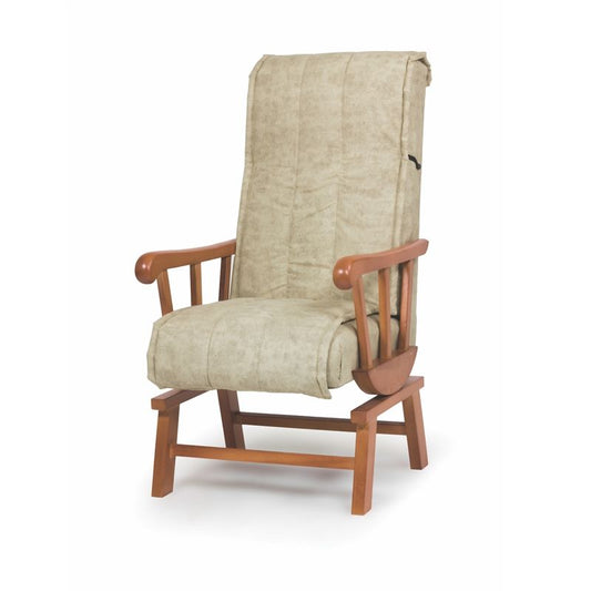 Sillón Balancín Provenzal Madera, Beige, 69 X 110 X 59_0