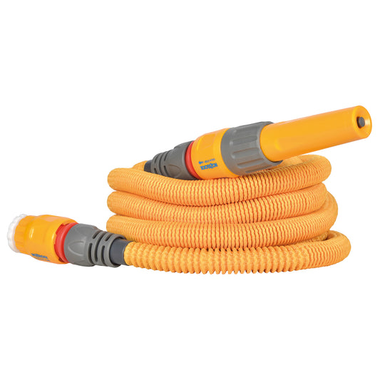 WonderHoze manguera extensible 15 m + Pistola Multispray Hozelock