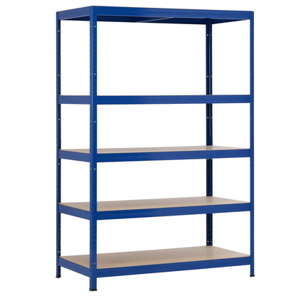 Estantería Modular Con 5 Baldas Ajustables 180x120x60cm 1250kg O91_0