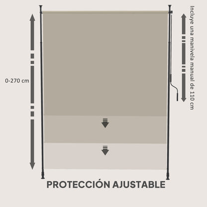 Outsunny Toldo Vertical Exterior 200x305 Cm_4