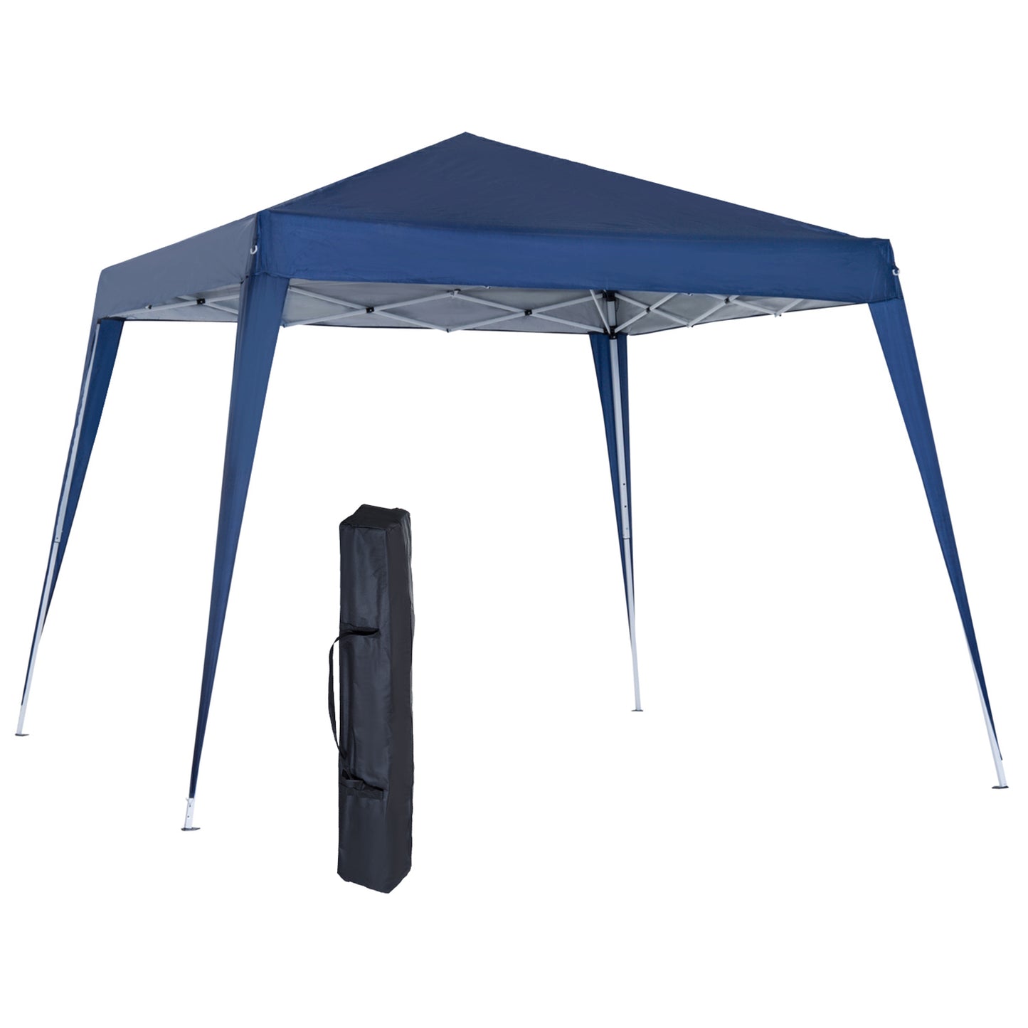 Outsunny Carpa Plegable 2,4x2,4x2,5 M De Jardín Diseño Pop Up Cenador De Acero_0