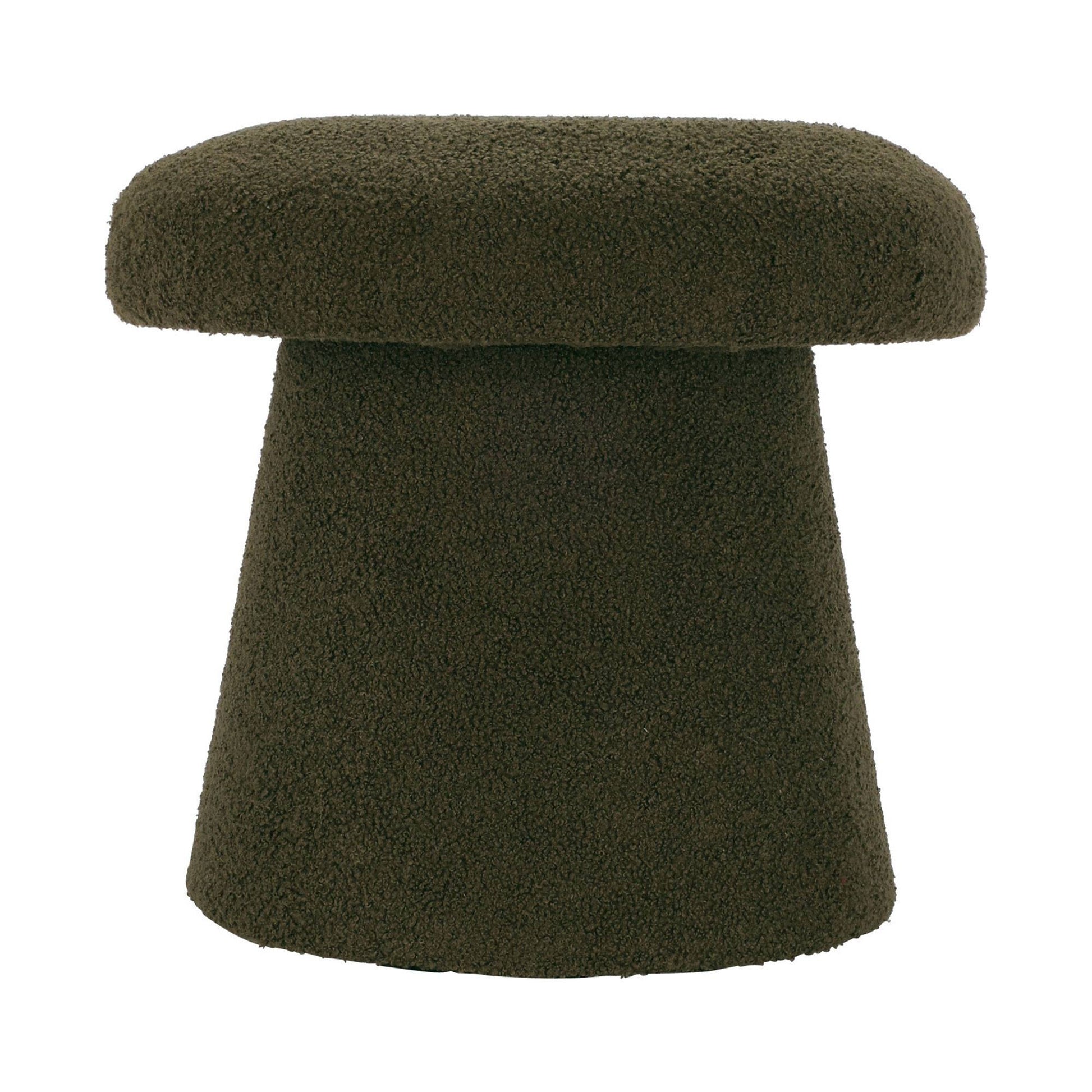 Taburete Teddy Verde Ø43x38cm - Well Home_0