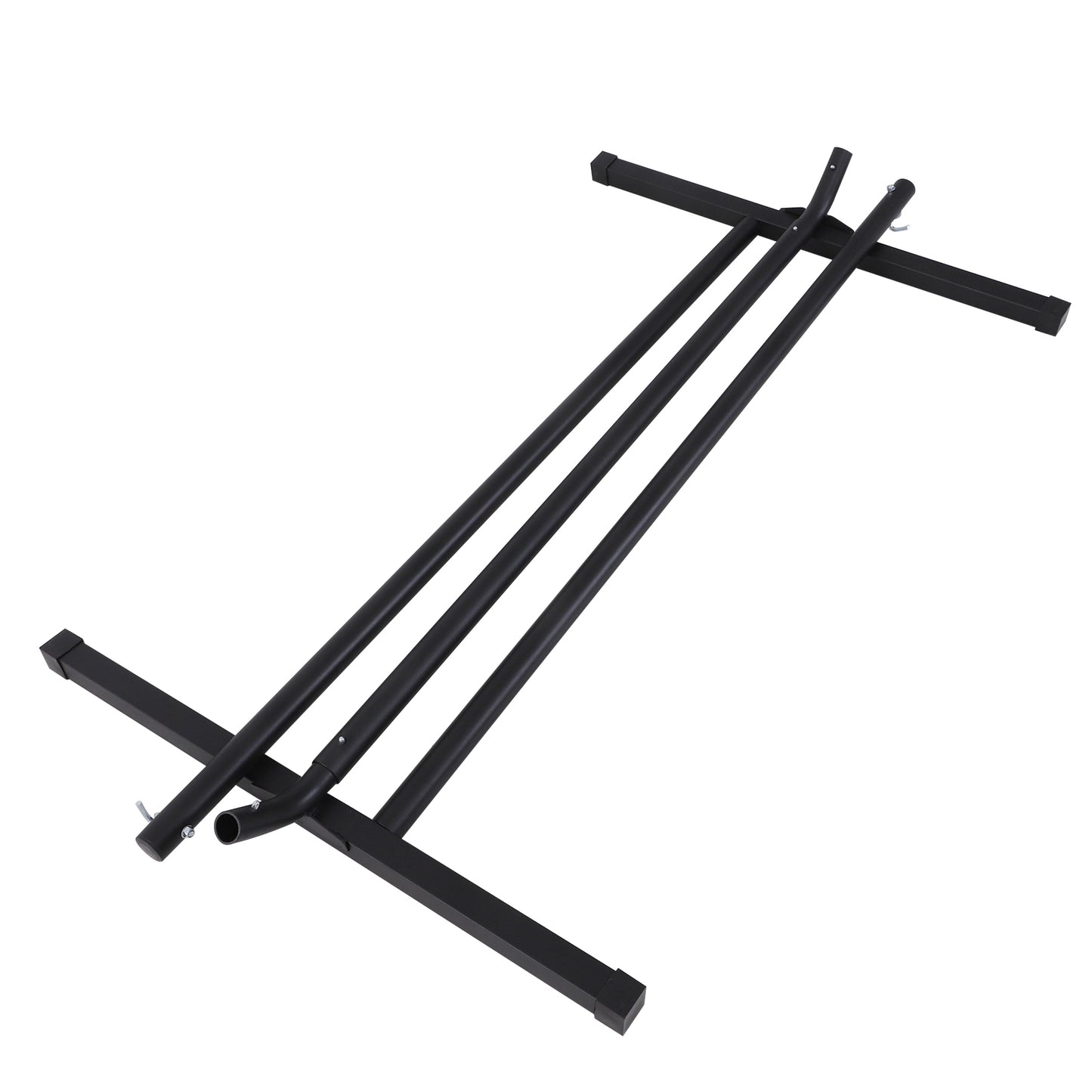 Outsunny Soporte Para Hamaca De Metal Carga 120 Kg Para Jardín 360x92x112 Cm_4