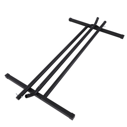 Outsunny Soporte Para Hamaca De Metal Carga 120 Kg Para Jardín 360x92x112 Cm_4