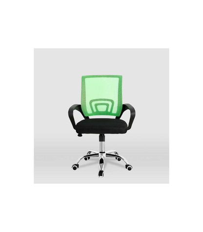 Silla De Estudio Juvenil Martina En Verde Y Negro. Alto: 88-98, Ancho: 57, Fondo: 53.5_4