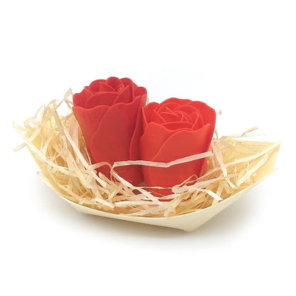 5 Barcas Con Flores Para Regalo Invitados (rojo) - Rosas De Jabón Para Baño Aromático. Detalle Original Para Eventos_5