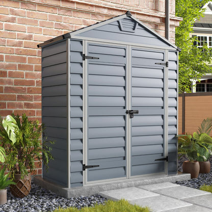 Canopia Skylight Caseta De Jardín Policarbonato 90X185X217 cm Gris