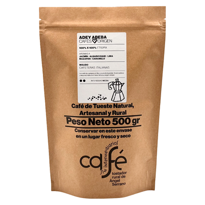 Cafe Sin Intermediarios Café Etiopía Adey Molido Italiana (moka) 500 G_0
