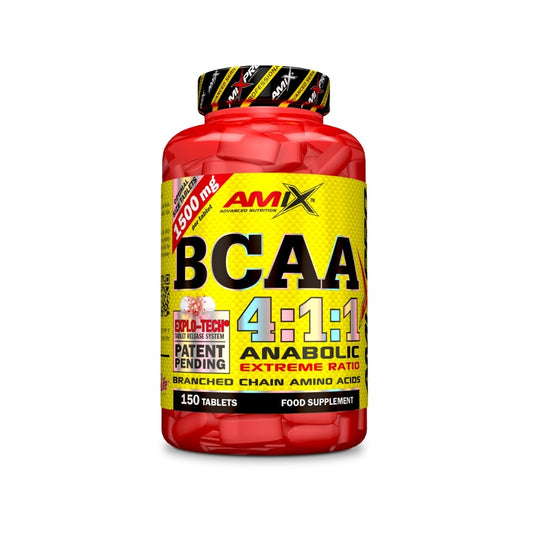 Aminoácidos Bcaa 4:1:1 150 Tabs Amix Pro_0