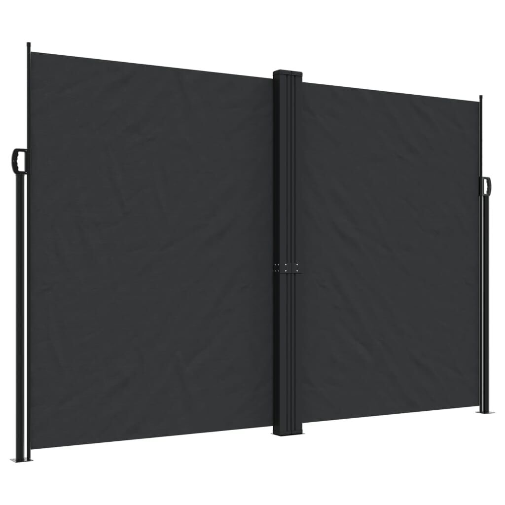 Vidaxl Toldo Lateral Retráctil Negro 220x600 Cm_0