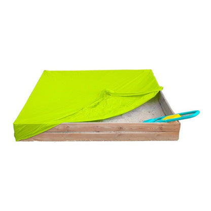 Arenero De Madera Masgames Basic L Con Cubierta De Lona.