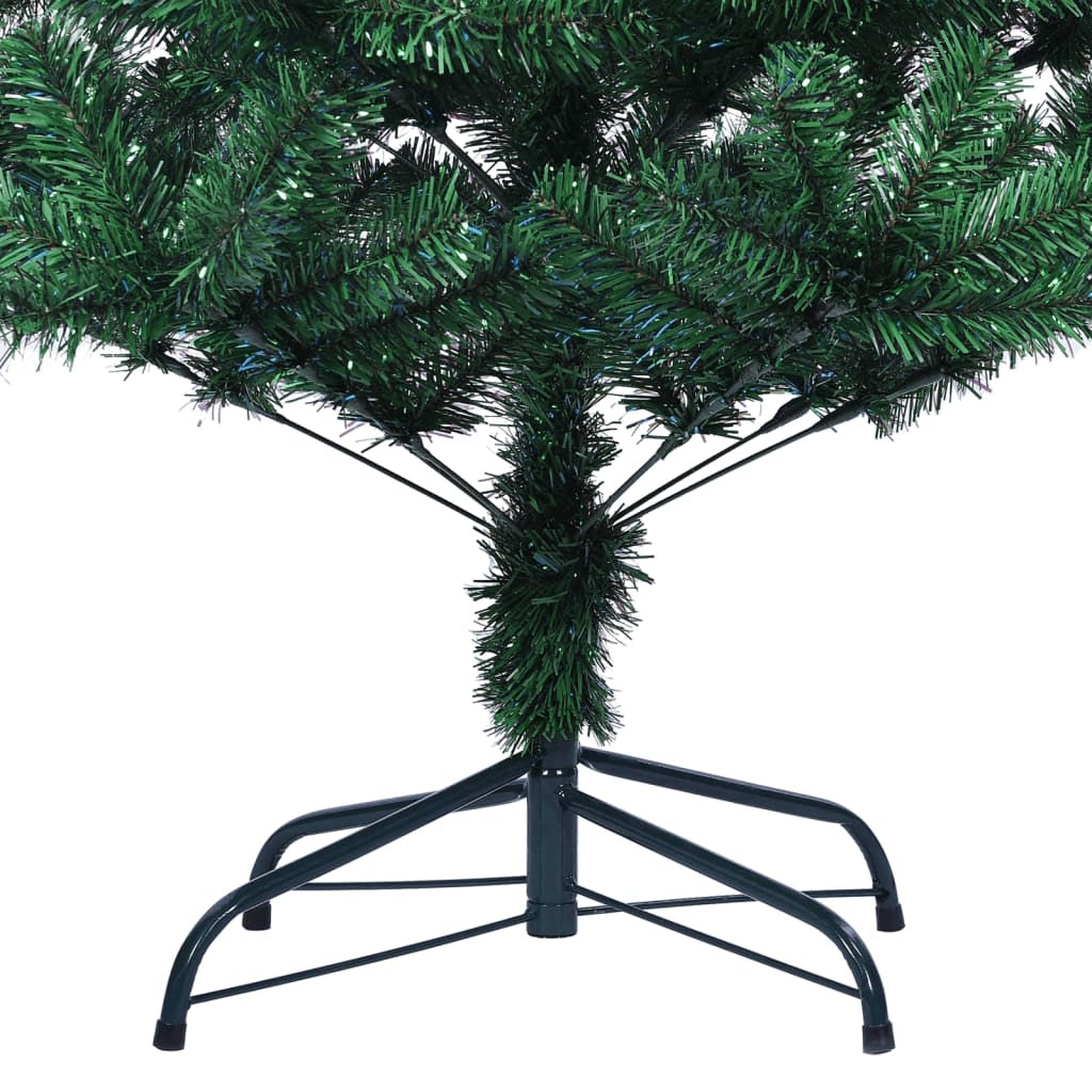 Vidaxl Árbol De Navidad Artificial Puntas Iridiscentes Pvc Verde 120cm_4