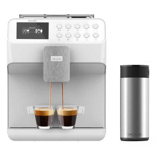 Cecotec Cafetera Superautomática Con Depósito De Leche Power Matic-ccino 7000 Serie Bianca S. 1400 W Pantalla Digital Si_0