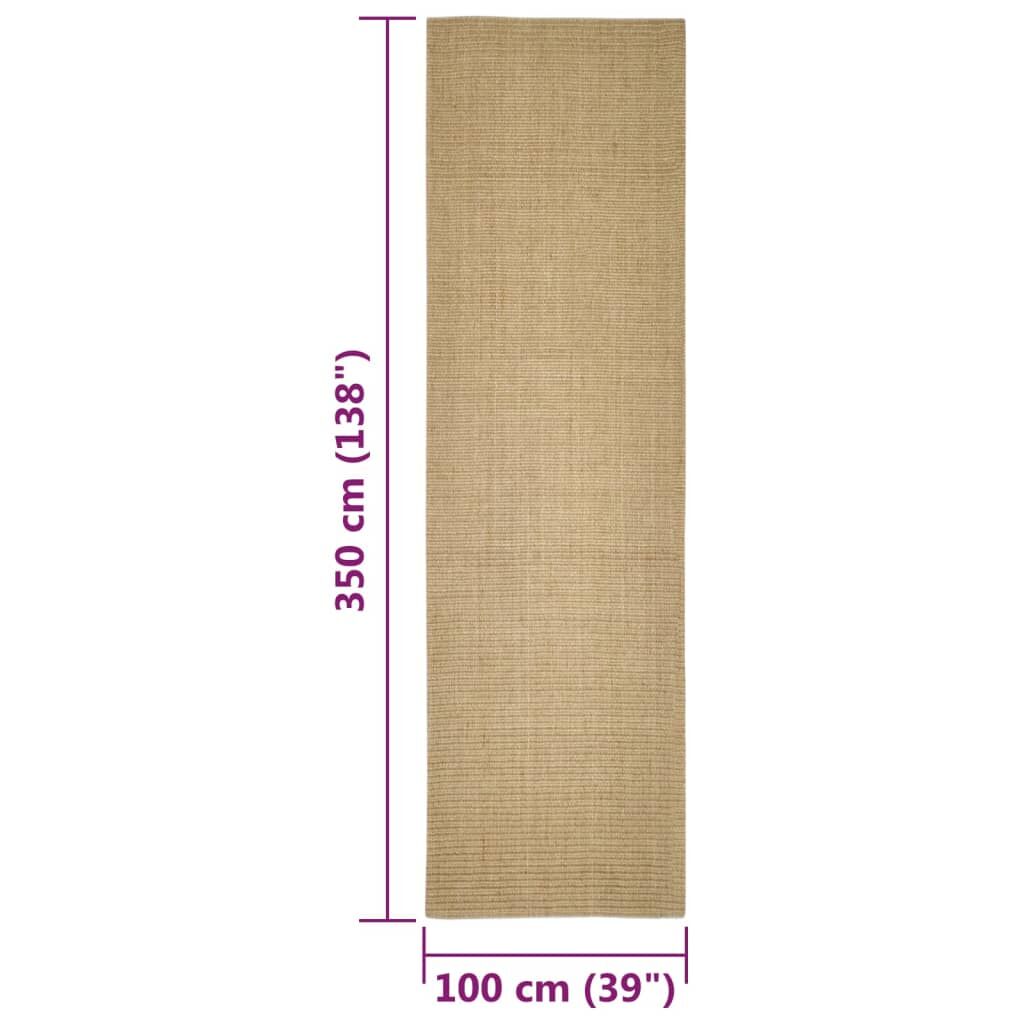 Vidaxl Alfombra De Sisal Para Rascador 100x350 Cm_2