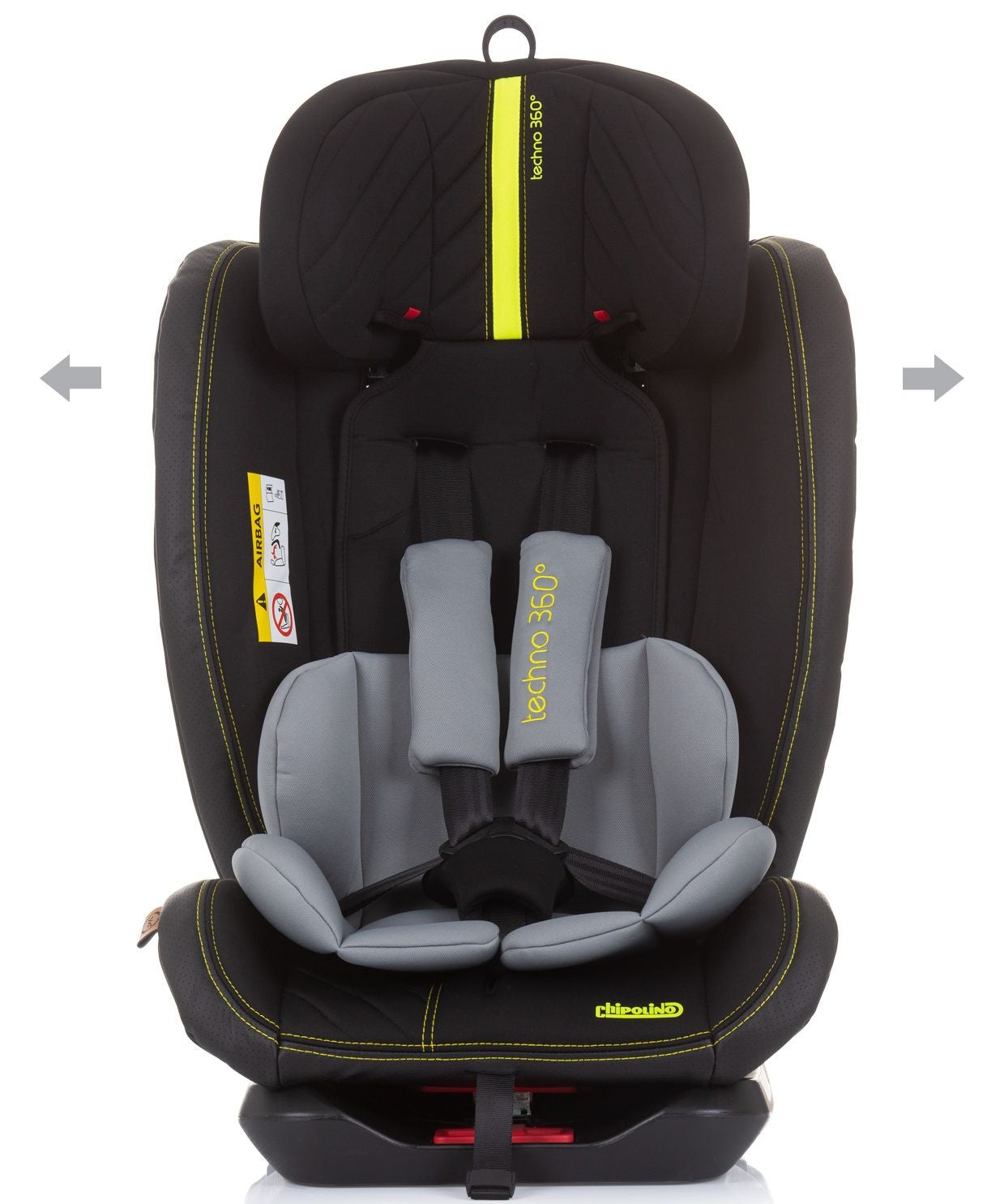 Silla De Auto Dual Grupo 0-1-2-3 Techno 360º Glacier_1