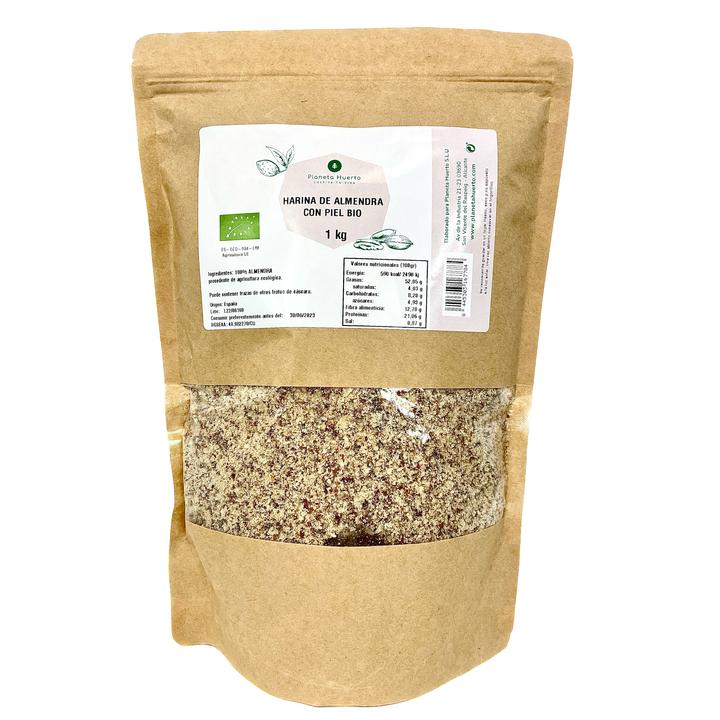 Harina de almendra con piel ECO Planeta Huerto 1 kg