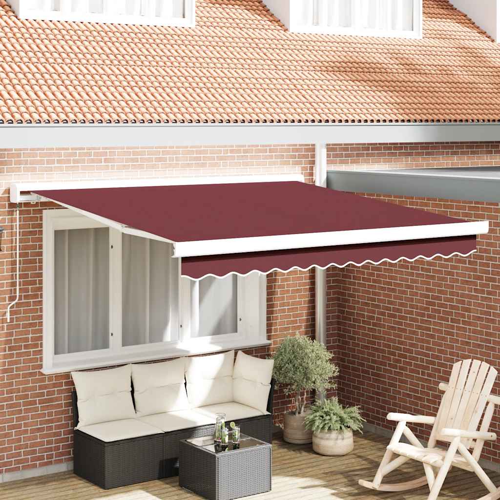 Toldo Retráctil Manual Burdeos 300x250 Cm_1