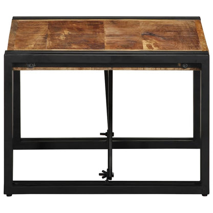 Mesa De Centro 50x50x35 Cm Madera Maciza De Mango_1