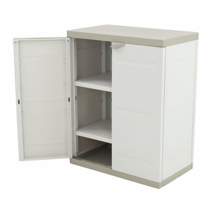 Medio Armario 70 cm Titanium Plastiken Beige (reacondicionado)