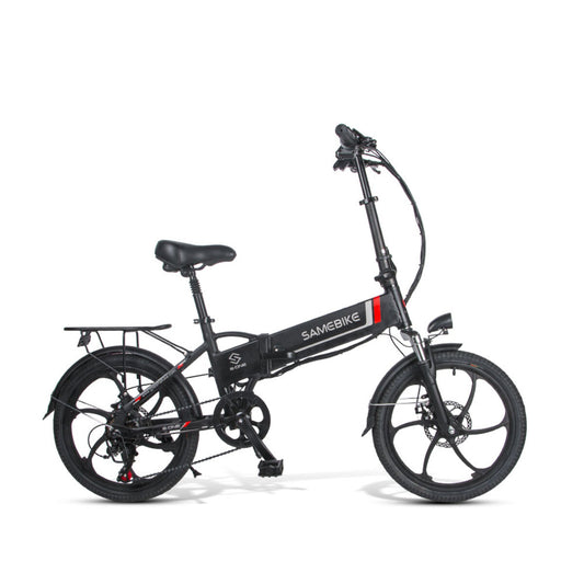 Bicicleta Eléctrica Plegable Samebike 20lvxd30 350w-48v-10,4ah (499wh) - Rueda 20 Color Negro_0