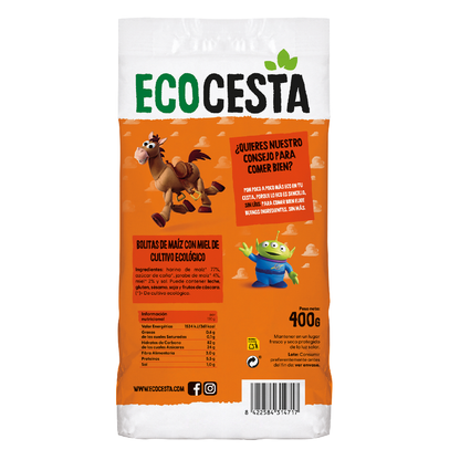 Bolitas De Maiz con Miel Bio Kids edición Disney Ecocesta 400 gr