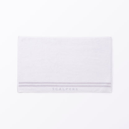 Alfombrilla De Baño 50x80cm En Algodón Blanco Con Rayas Scalpers Home_0