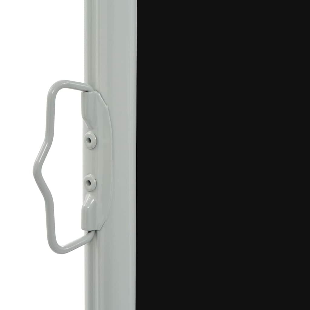 Vidaxl Toldo Lateral Retráctil De Jardín Negro 60x300 Cm_4