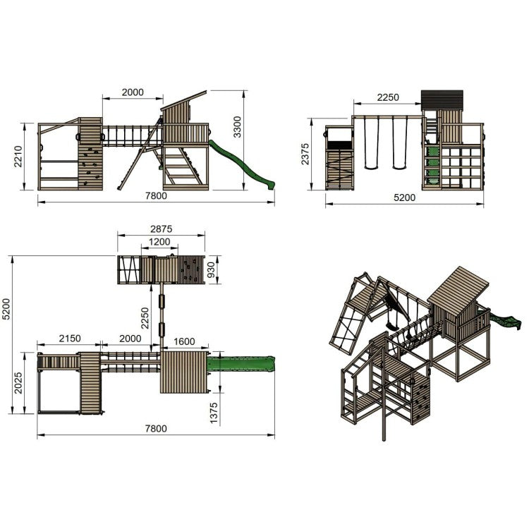 Parque Infantil Masgames Baikal Xl.