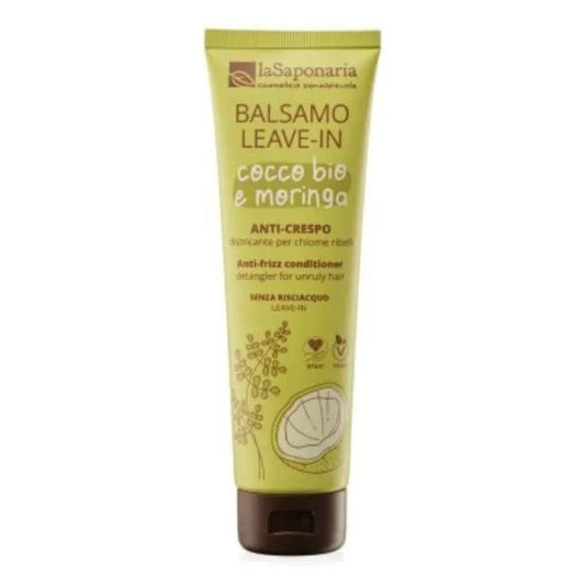 La Saponaria Acondicionador Leave In Coco Orgánico Y Moringa 150ml_0