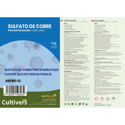 Sulfato De Cobre Cultivers 250 G_3