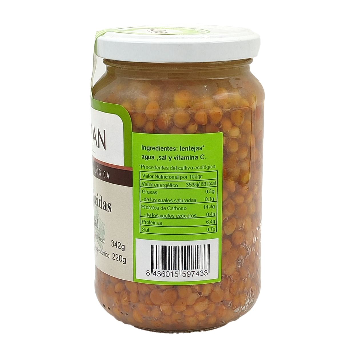 Lentejas Pardinas Cocidas Eco Bionsan 220gr_1
